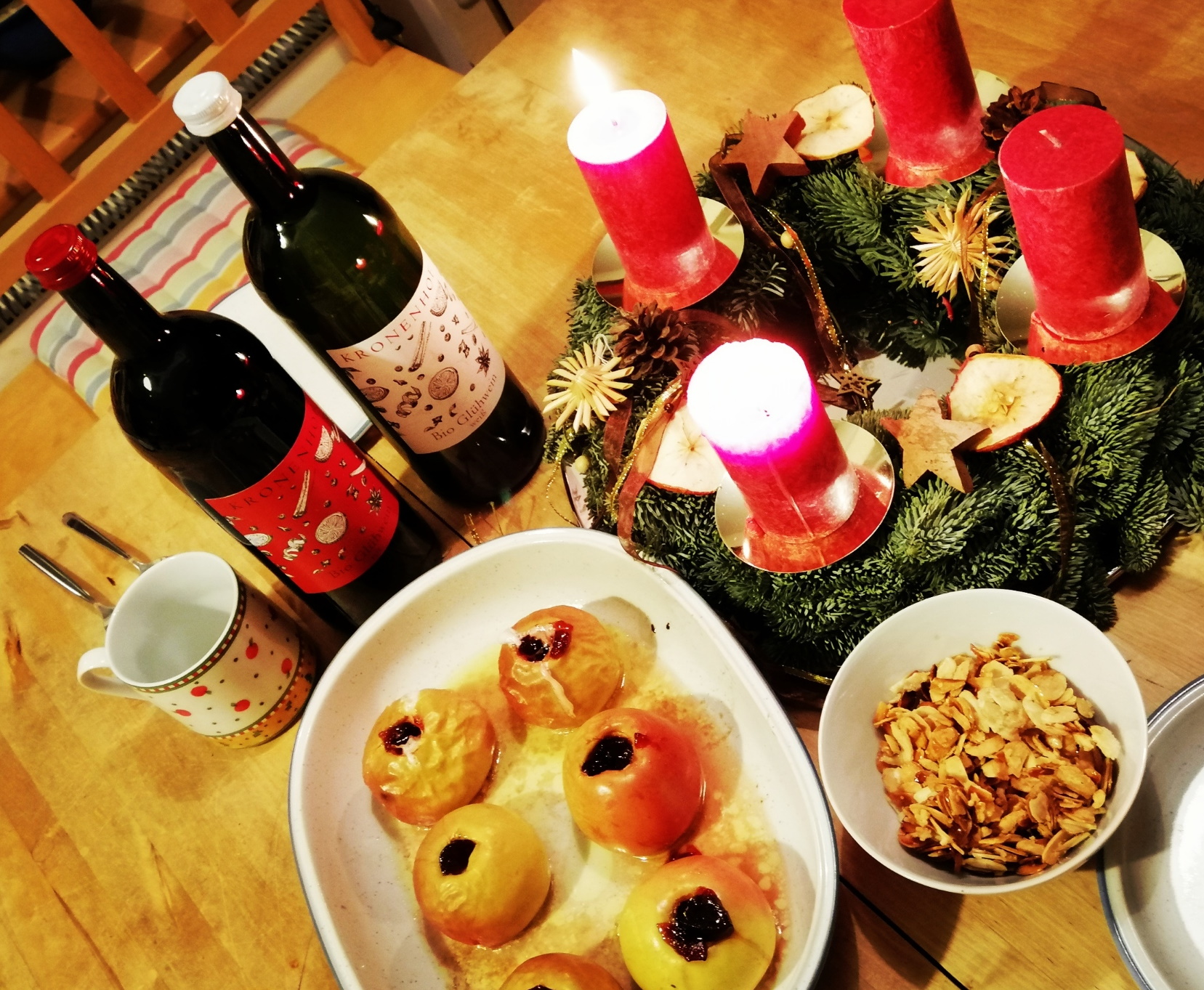 Glühwein Und Bratapfel